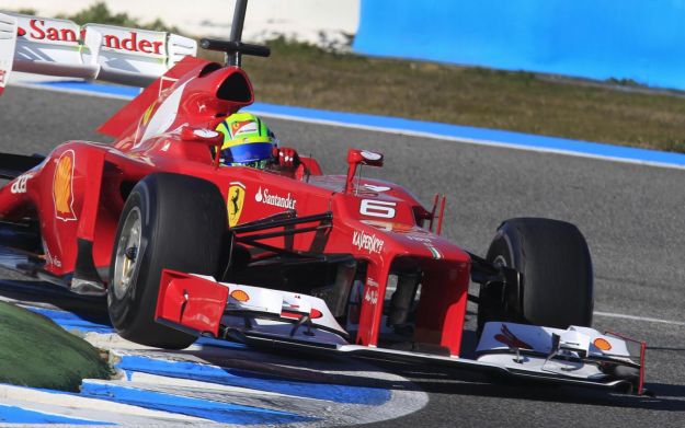 In Formula1 proseguono i test a Jerez. Per la nuova Ferrari F138 di Massa, solo 8° posto