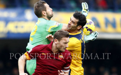 AS Roma Serie A – Verona Roma 1-1, Giallorossi incapaci di vincere. La Juve scappa a +9