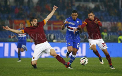AS Roma Serie A – Roma Sampdoria 0-2, Giallorossi contestati a fine gara