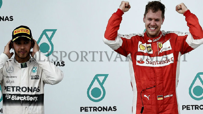 FORMULA 1 – Trionfo Ferrari, uno strepitoso Vettel vince in Malesia