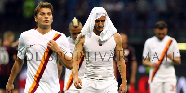 AS Roma Serie A – Ennesima figuraccia. La Roma esce sconfitta anche contro un Milan allo sbando. Bene Totti