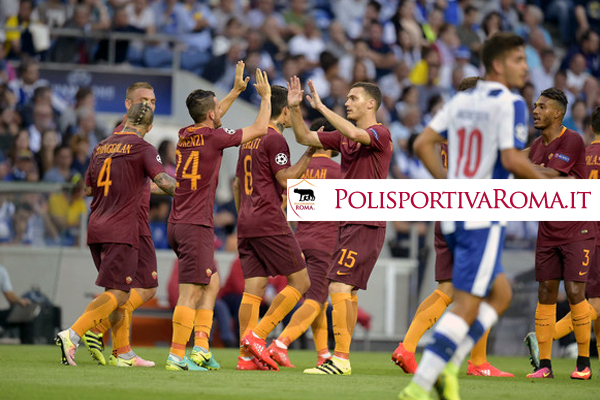 AS Roma Champions League – 1 a 1 nel preliminare con il Porto. Difesa da rivedere
