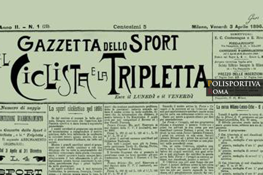 3 Aprile 1896, Nasce la Gazzetta dello Sport… in Verde!